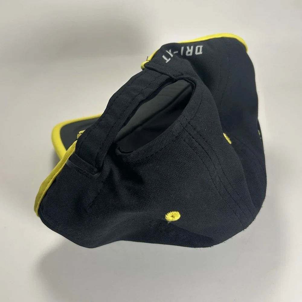 Nike Oregon Ducks Legacy91 Dri-FIT Hat Black Yellow One Size NCAA‎ Football Cap